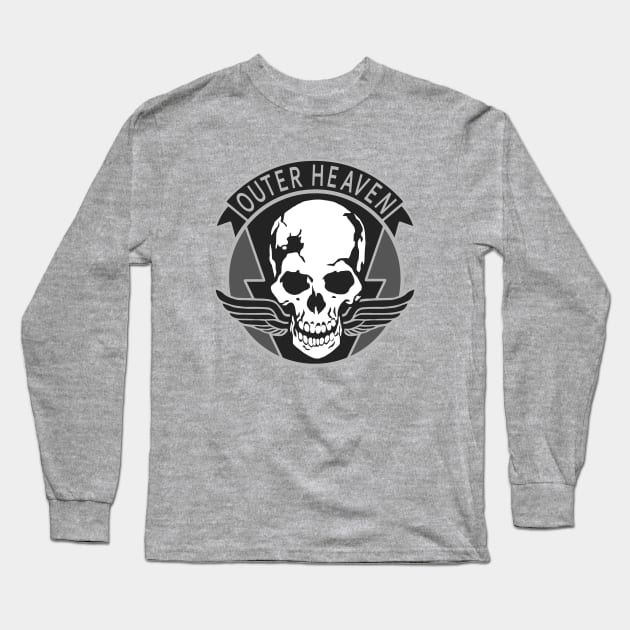 Outer Heaven Logo Long Sleeve T-Shirt by galapagos